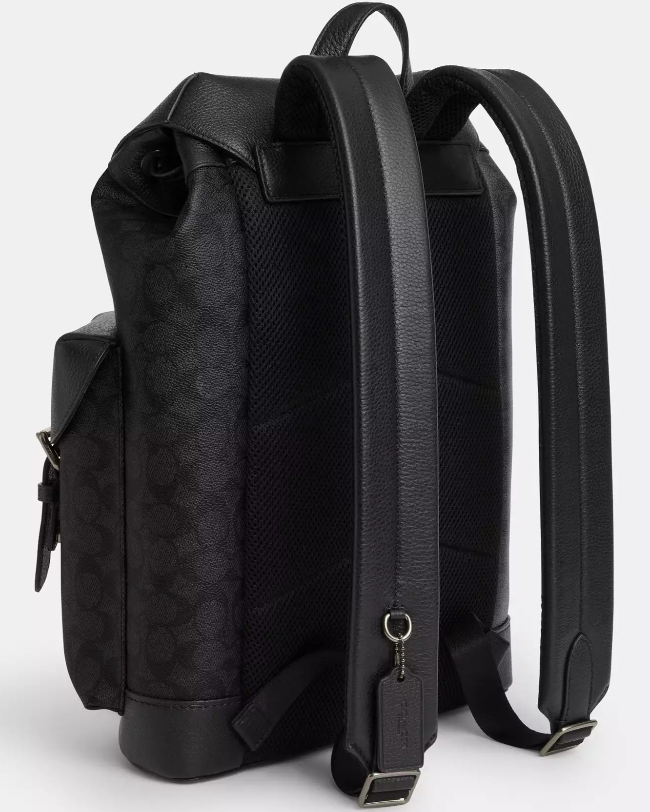 Ba lô Coach Warner Signature Canvas Backpack Charcoal Black CW211 5