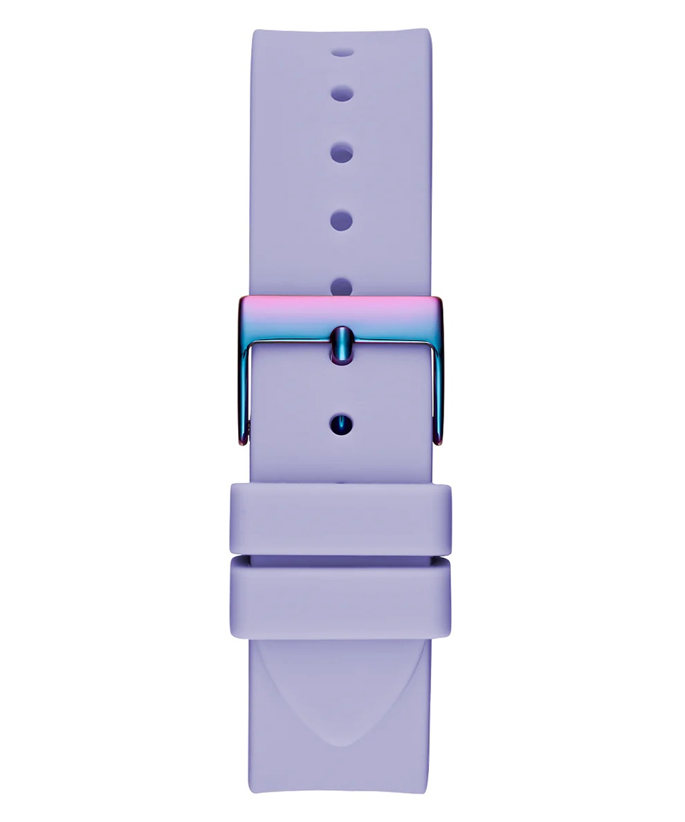 ĐỒNG HỒ ĐEO TAY NỮ GUESS LADIES PURPLE IRIDESCENT MULTI-FUNCTION SILICONE WATCH GW0536L4 7