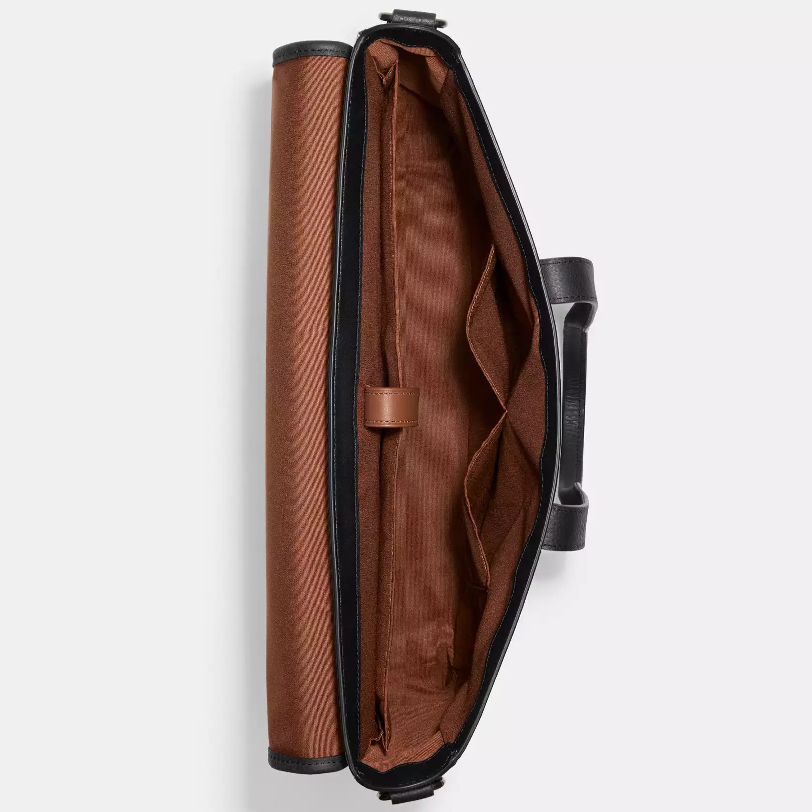 Cặp laptop Nam Coach Sullivan Portfolio Brief In Signature Canvas Khaki Black C9873 2