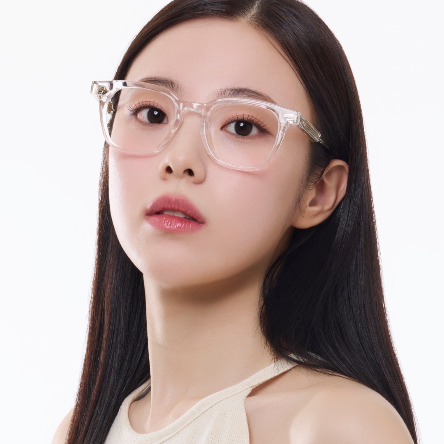 Kính mát Gentle Monster Kubo C1 Square Glasses in Clear Acetate Frame 24