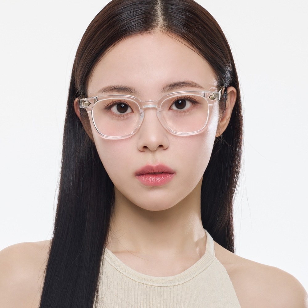 Kính mát Gentle Monster Kubo C1 Square Glasses in Clear Acetate Frame 25