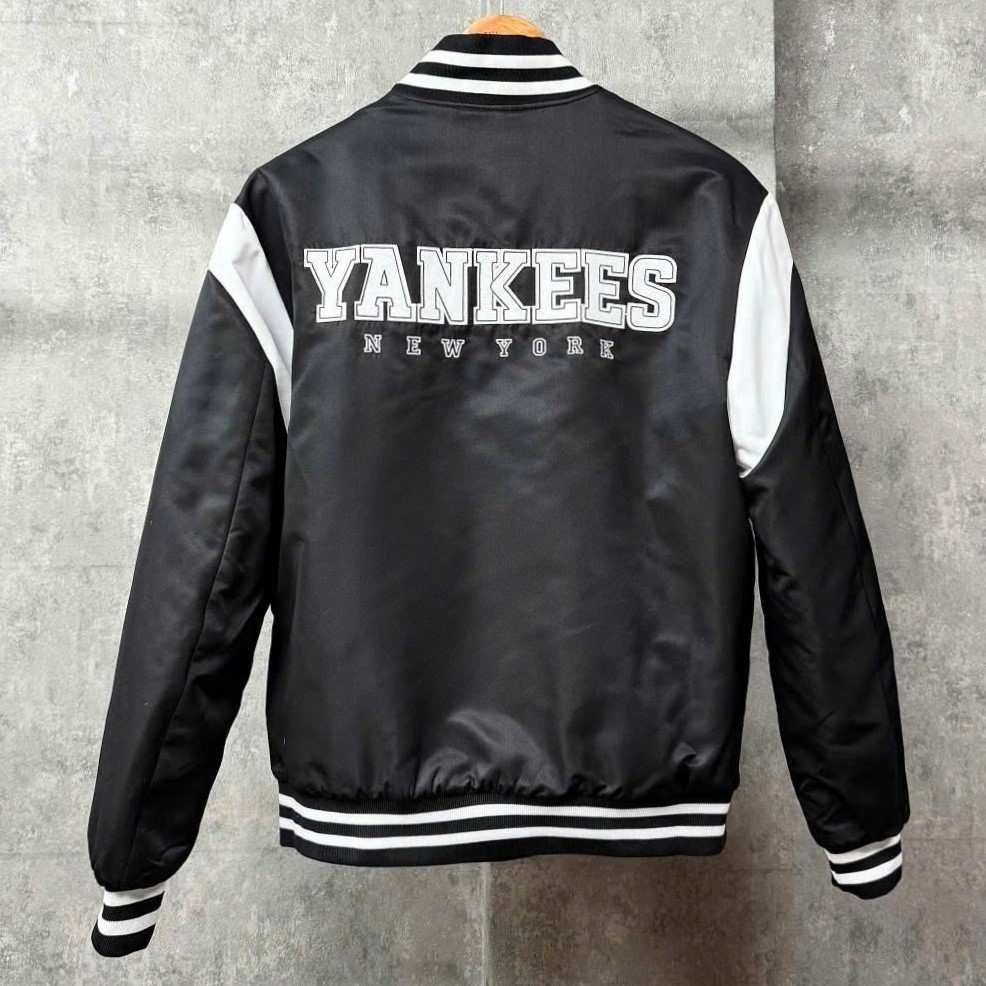 Áo Khoác unisex Bomber New Era Yankees Varsity Jacket Black 10