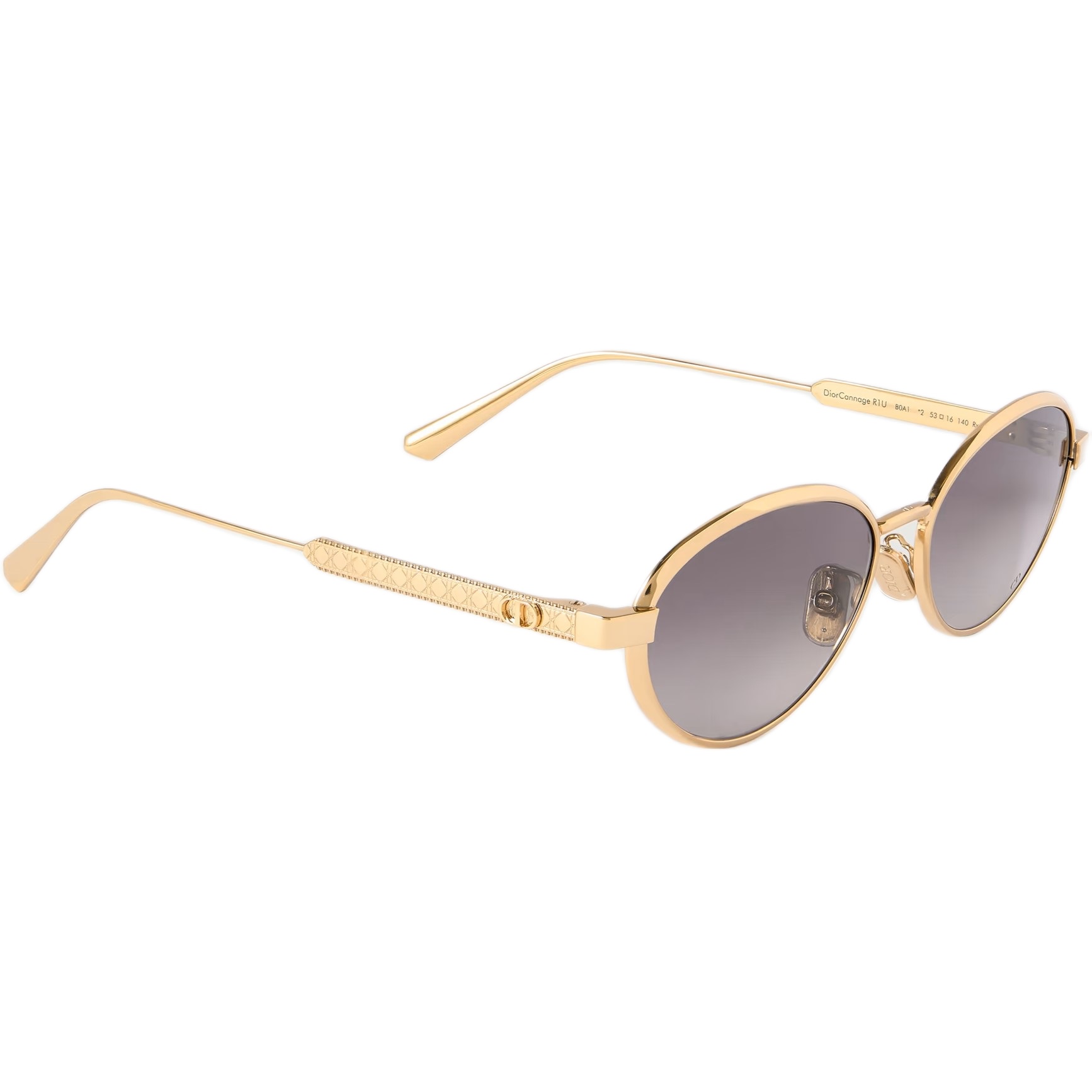 Kính mát Dior DiorCannage R1U Gradient Gray Oval Sunglasses 2