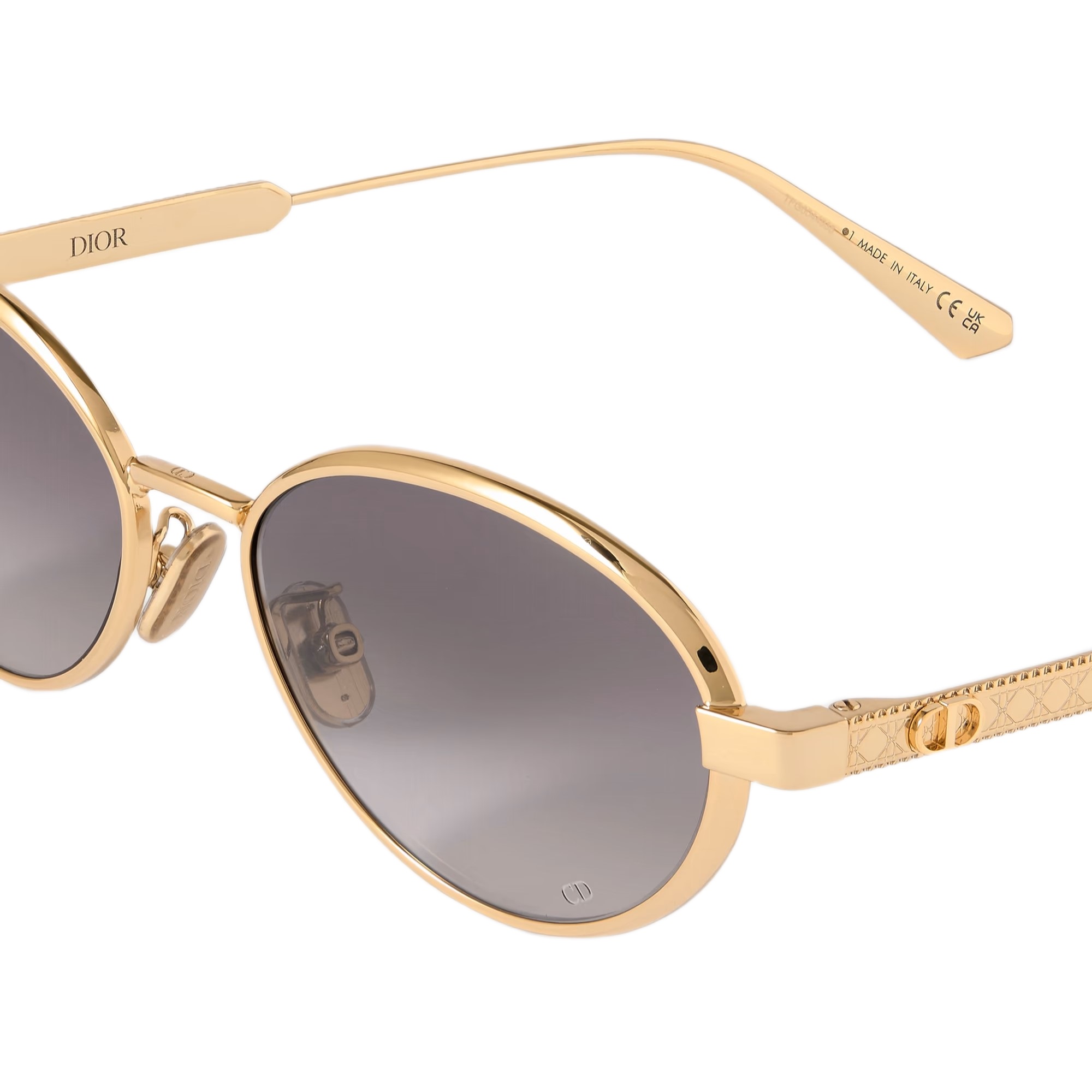 Kính mát Dior DiorCannage R1U Gradient Gray Oval Sunglasses 1