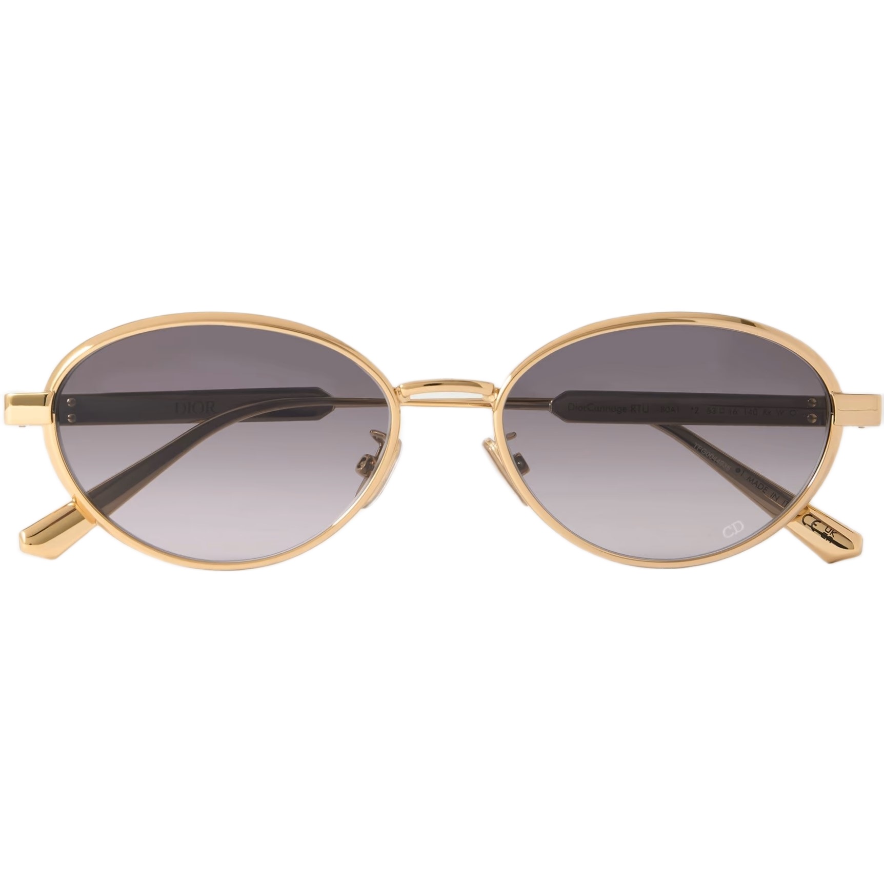 Kính mát Dior DiorCannage R1U Gradient Gray Oval Sunglasses 6