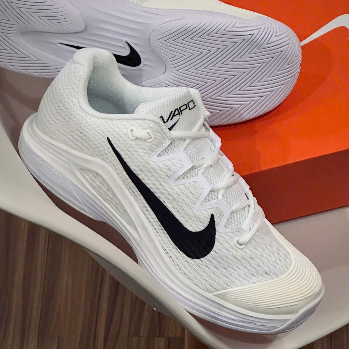 Giày thể thao Pickleball Nike Vapor 12 Hard Court Tennis Shoes Summit White FV5554-100 6