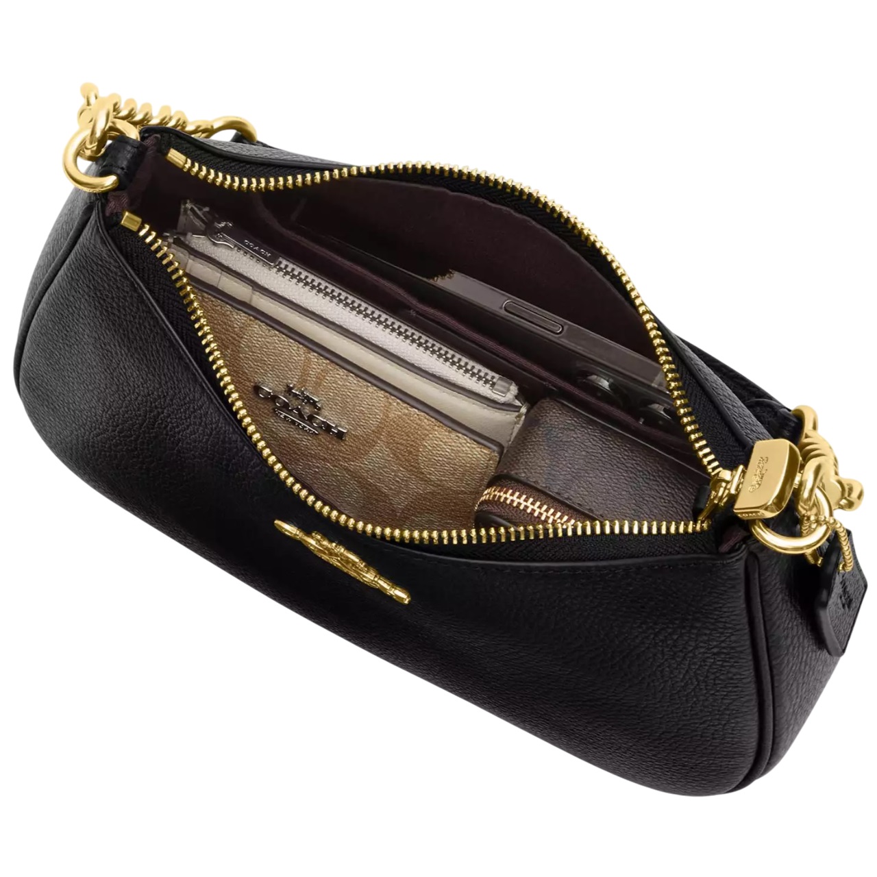 Túi Coach Teri Shoulder Bag With Floral Print Chalk Multi CAL45 1