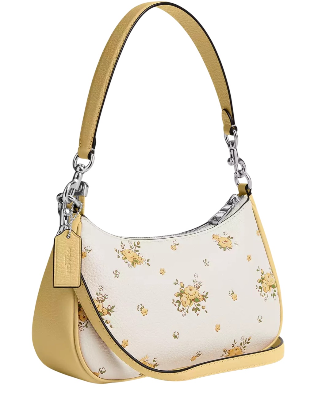 Túi Coach Teri Shoulder Bag With Floral Print Chalk Multi CAL45 2