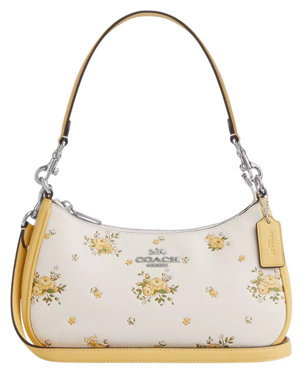 Túi Coach Teri Shoulder Bag With Floral Print Chalk Multi CAL45 3