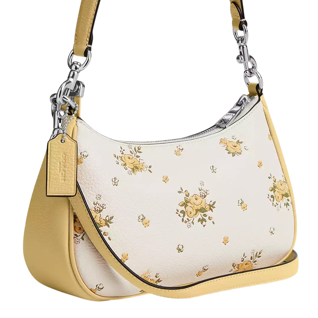Túi Coach Teri Shoulder Bag With Floral Print Chalk Multi CAL45 4