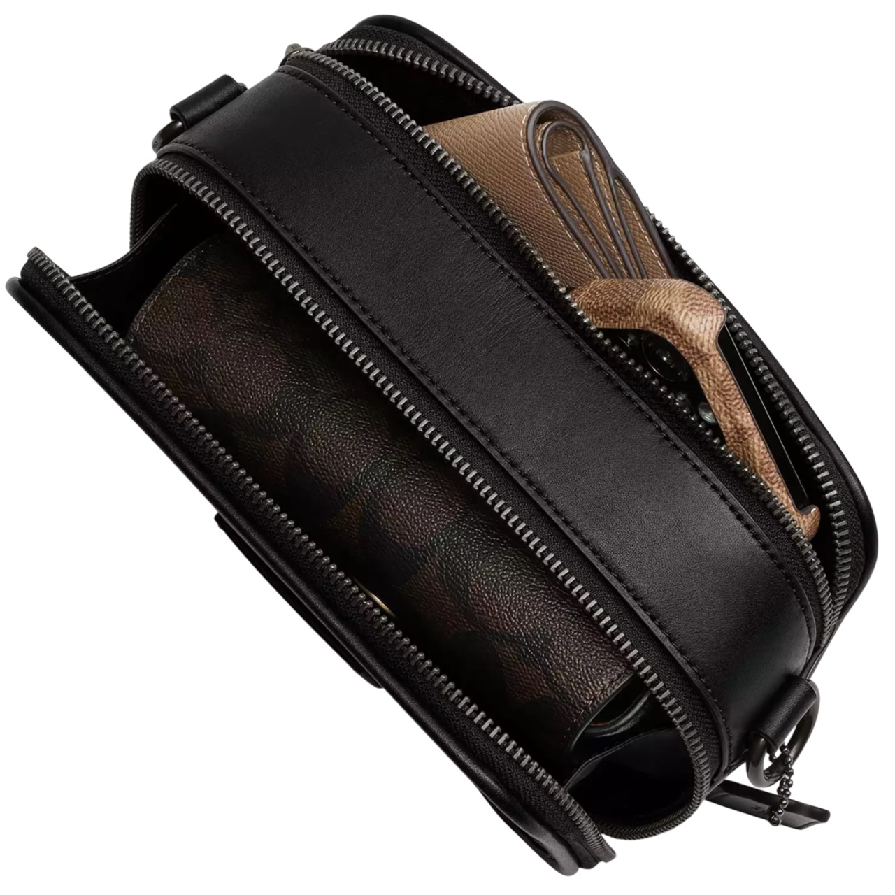 Túi đeo chéo Coach Nam Wyatt Crossbody Gunmetal Black CM113 5