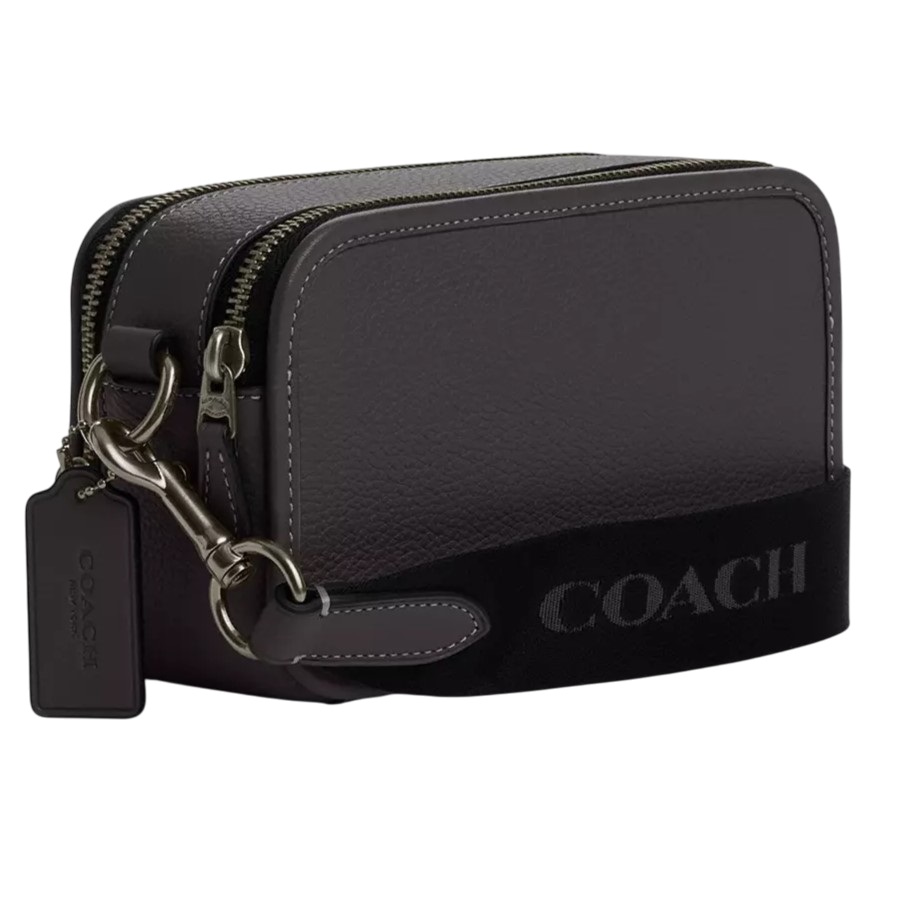 Túi đeo chéo Coach Nam Wyatt Crossbody Gunmetal Black CM113 1