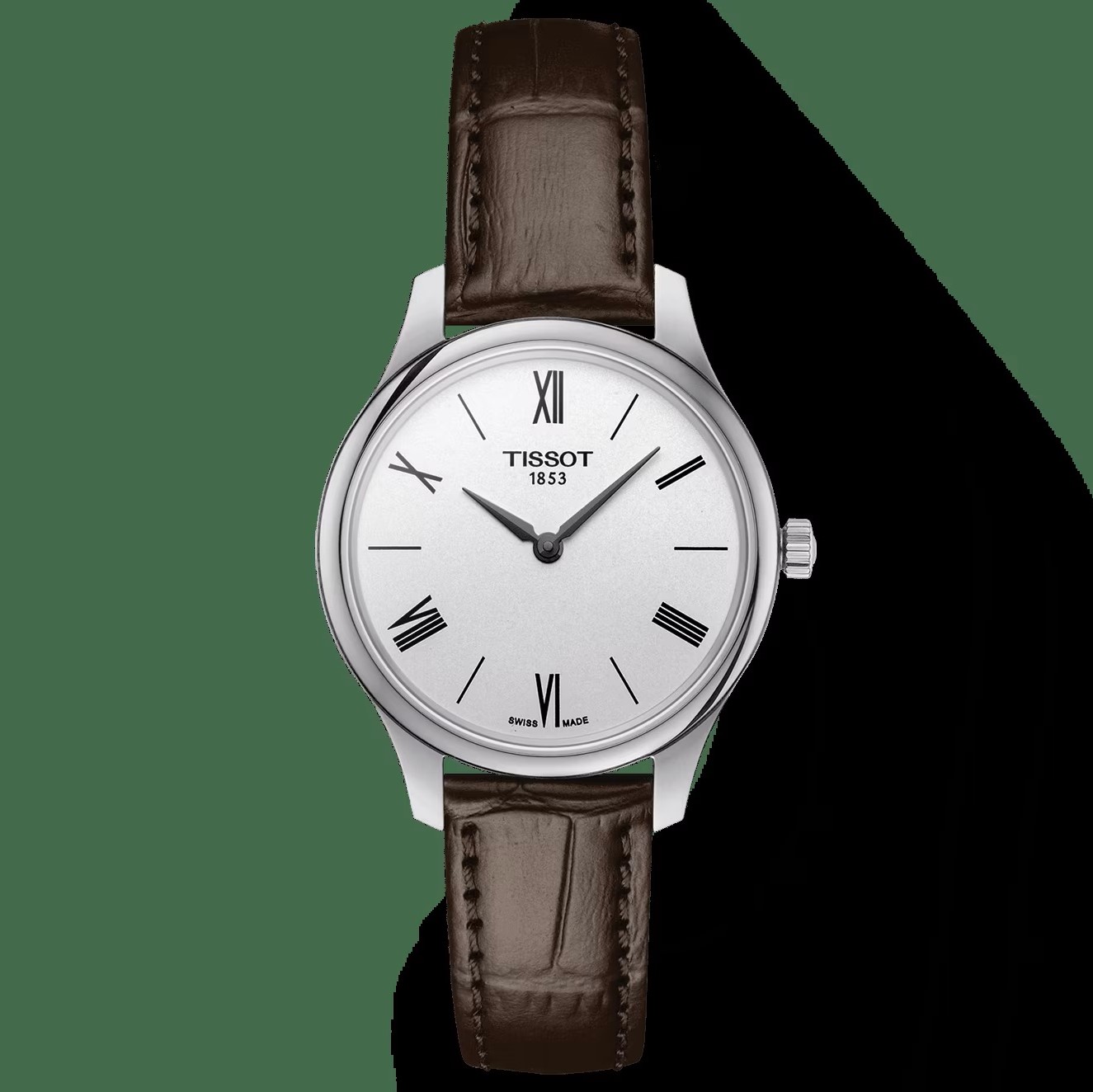 ĐỒNG HỒ NỮ DÂY DA TISSOT TRADITION 5.5 LADY T063.209.16.038.00 WRISTWATCH FOR WOMEN 10