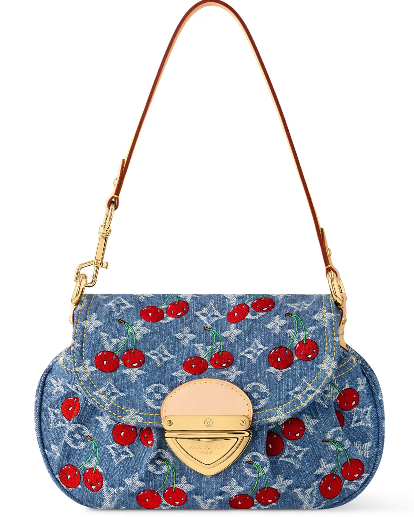 Túi đeo chéo Louis Vuitton LV x TM Sunset Monogram Cherry Denim 6