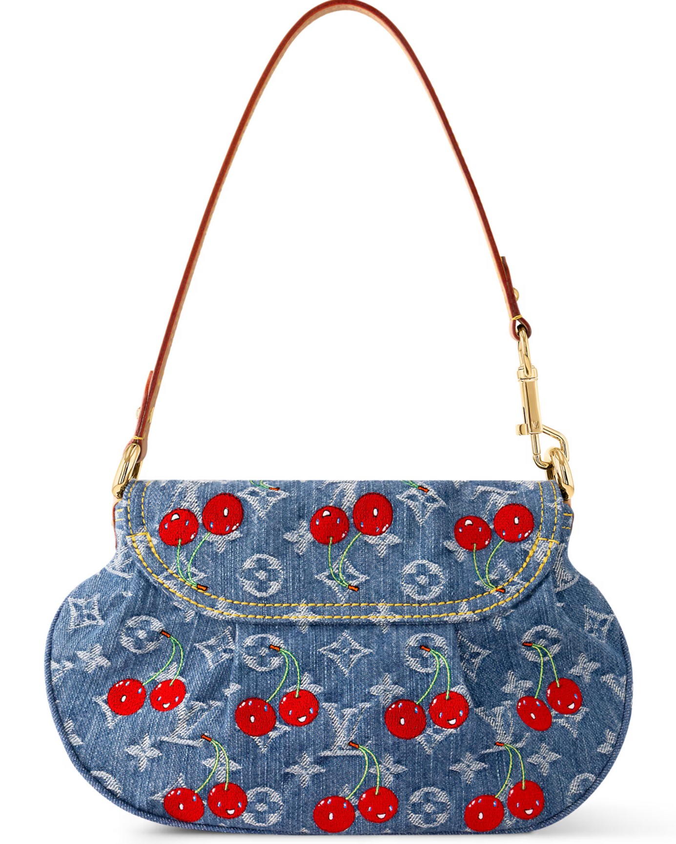 Túi đeo chéo Louis Vuitton LV x TM Sunset Monogram Cherry Denim 7