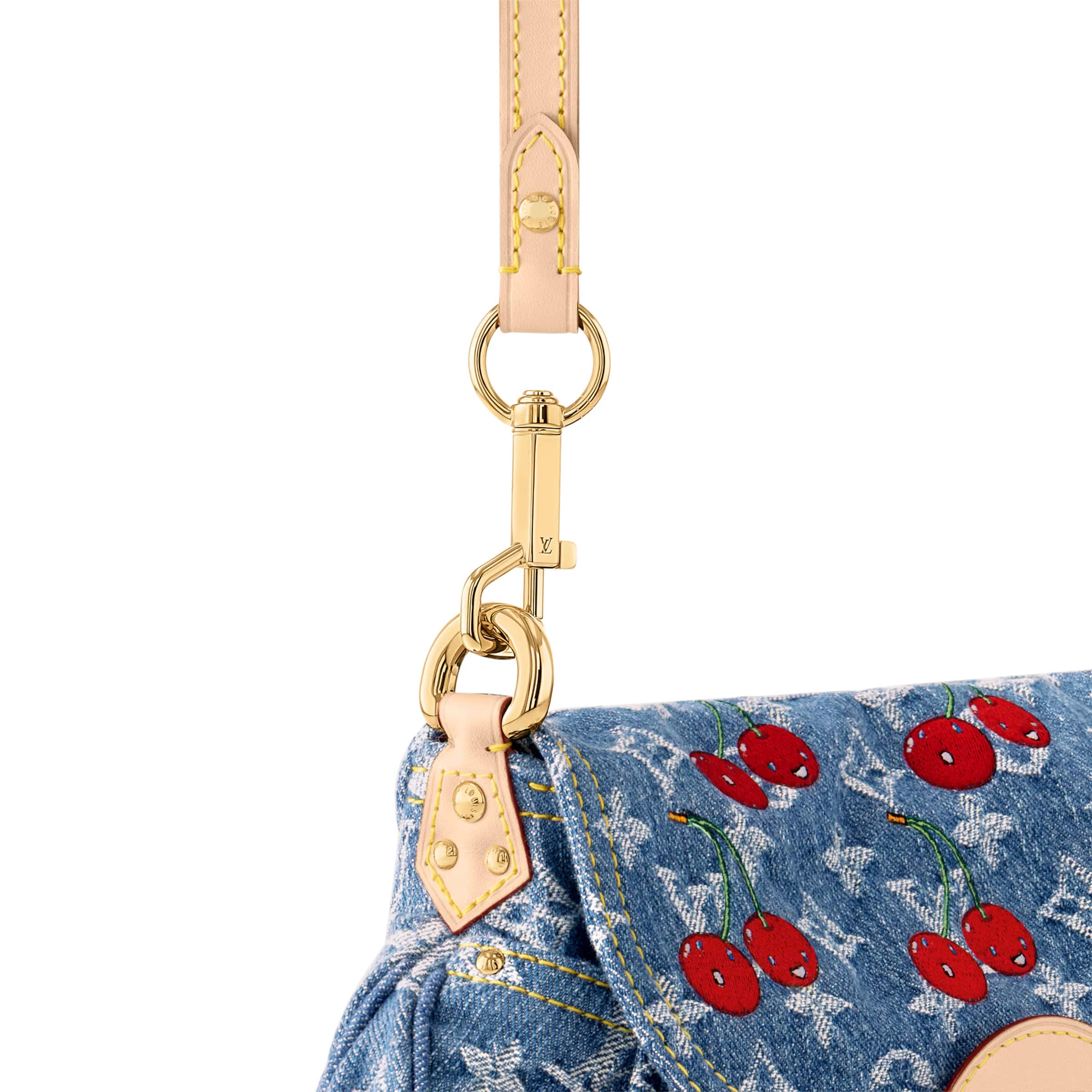 Túi đeo chéo Louis Vuitton LV x TM Sunset Monogram Cherry Denim 9