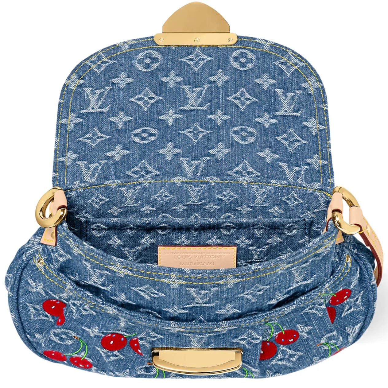 Túi đeo chéo Louis Vuitton LV x TM Sunset Monogram Cherry Denim 13