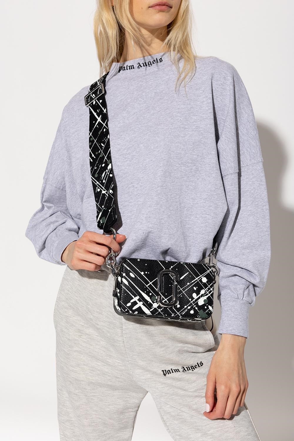 Túi đeo chéo Marc Jacobs Black Multi The Splatter Snapshot Printed Leather Crossbody Bag H153L01SP22 4