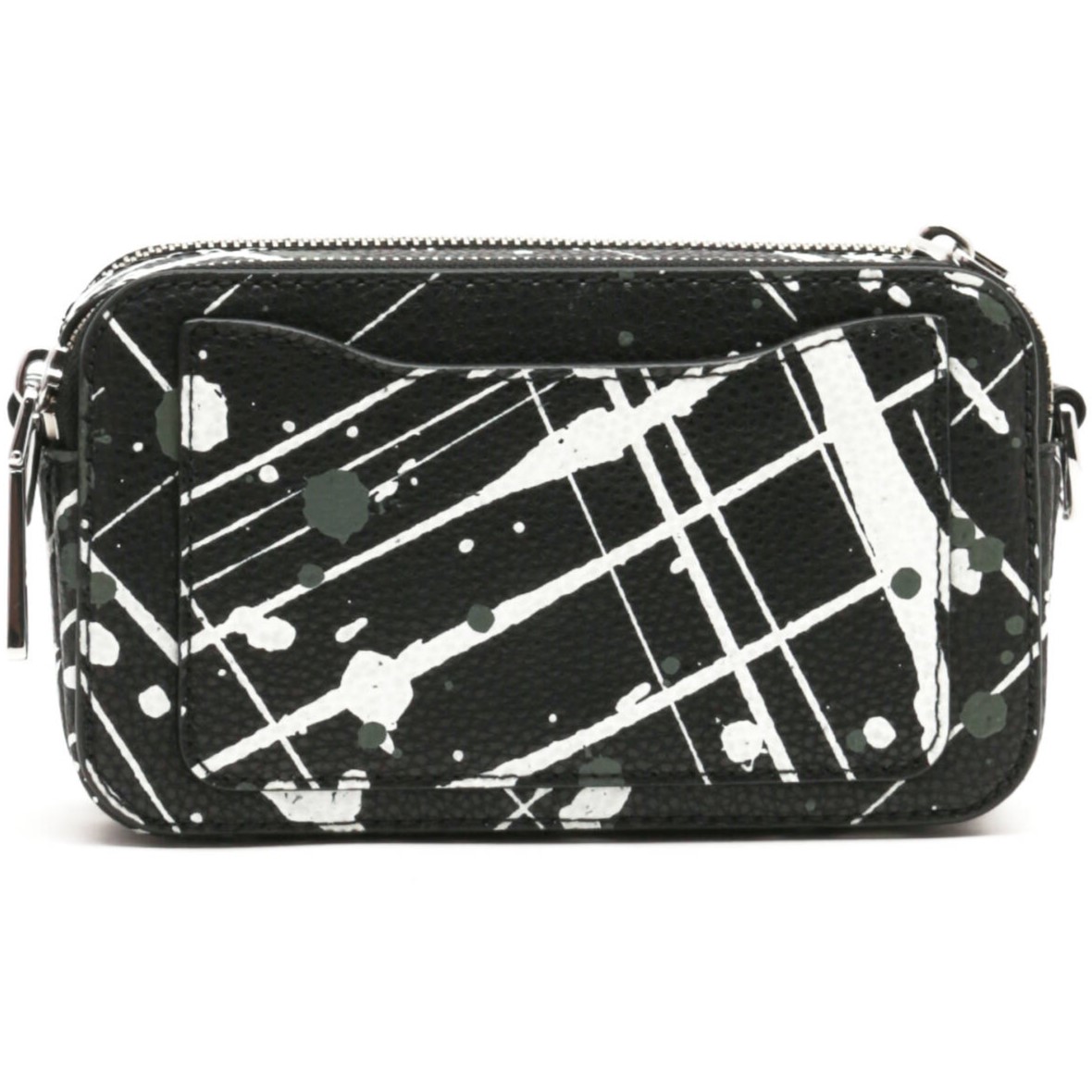 Túi đeo chéo Marc Jacobs Black Multi The Splatter Snapshot Printed Leather Crossbody Bag H153L01SP22 8