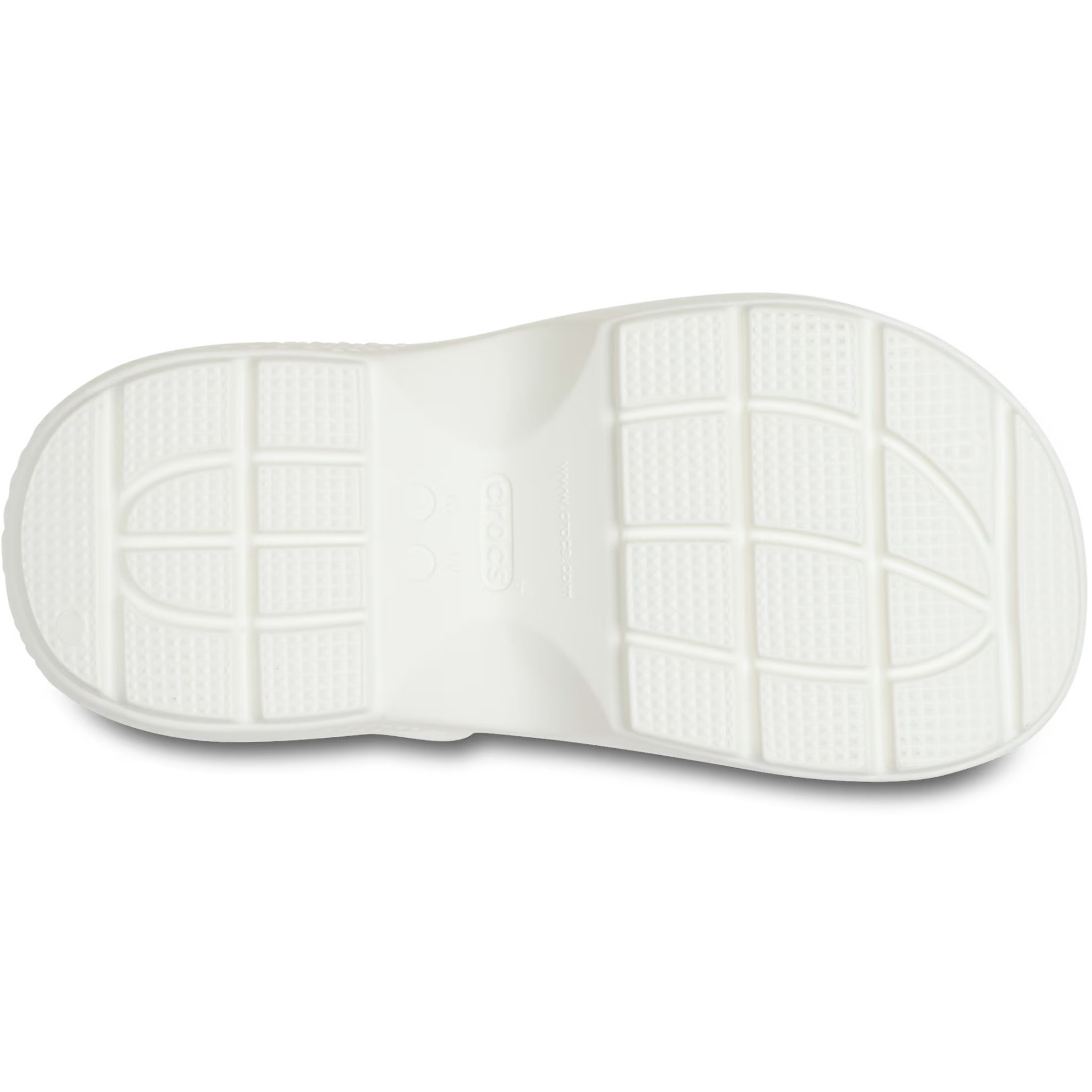 Giày sandal đế cao Crocs Stomp Clog Platform Chalk 4