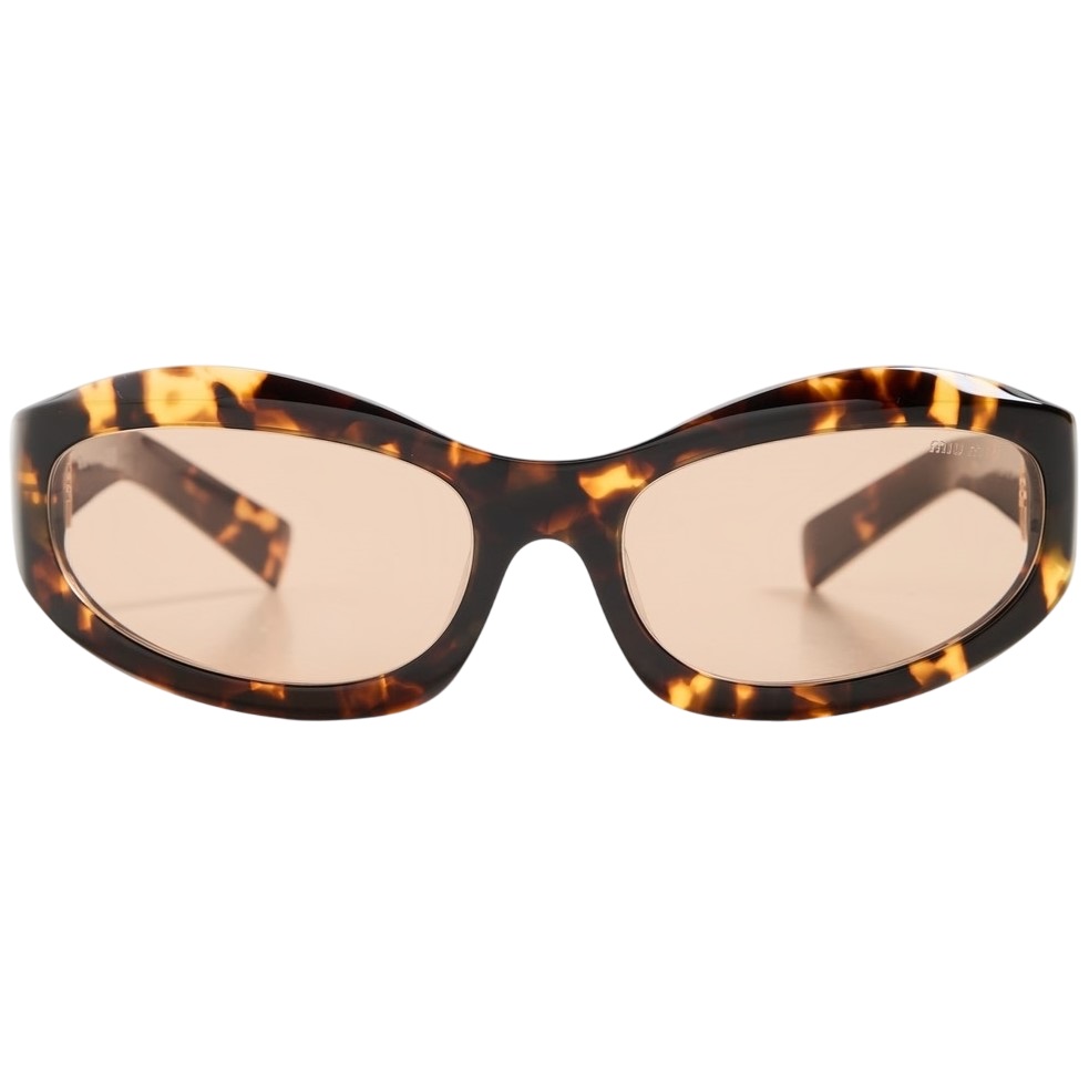 Kính mát Miu Miu Glimpse D-frame Acetate Sunglasses Tortoiseshell 14ZS 4