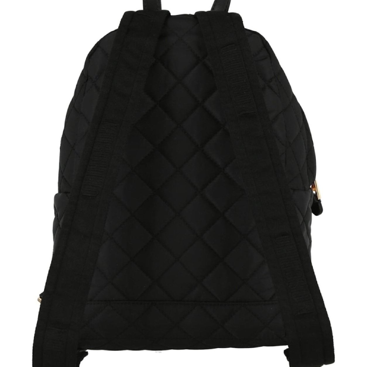 Balo Moschino Logo Quilted Backpack Black 7