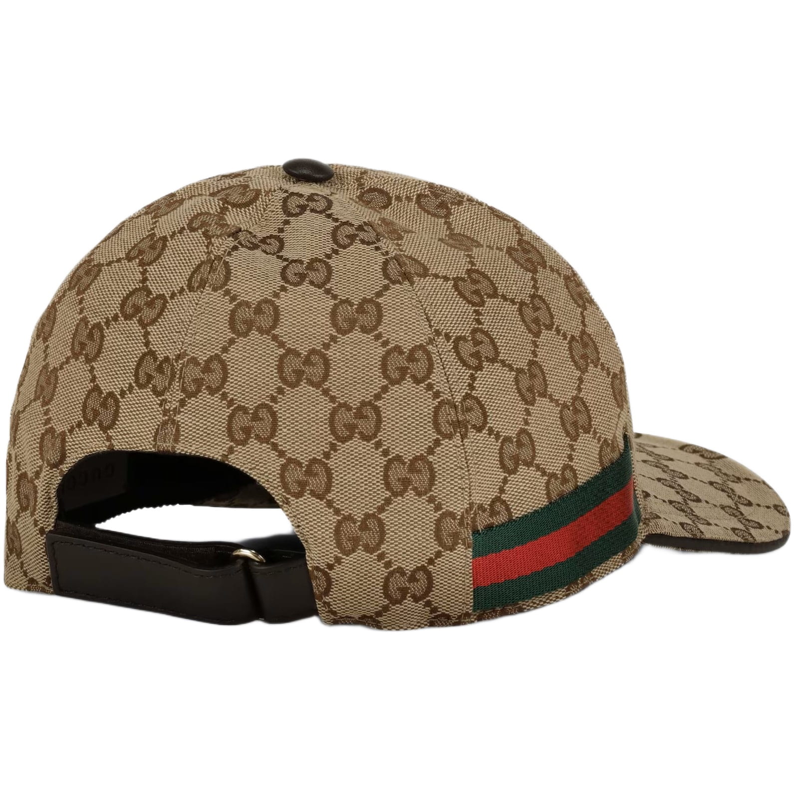 Nón lưỡi trai Gucci GG Canvas Baseball Hat With Web Beige 12