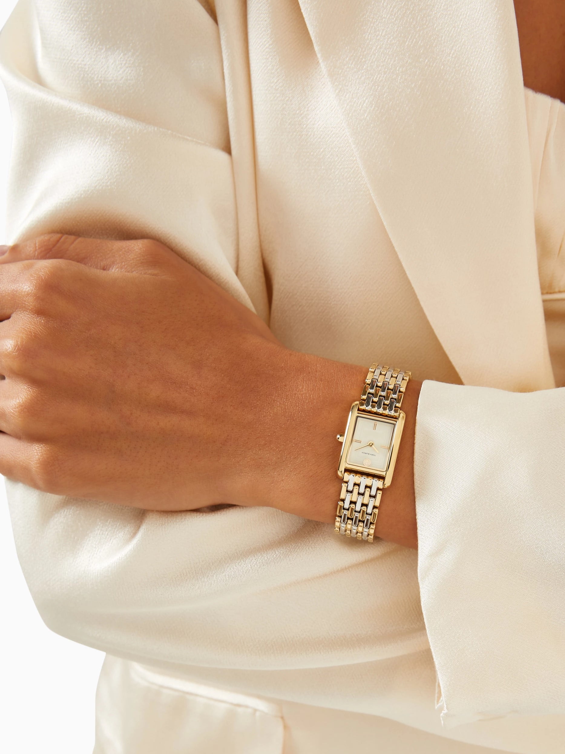 Đồng hồ deo tay nữ Tory Burch Mini Eleanor Stainless Steel Quartz Watch 6