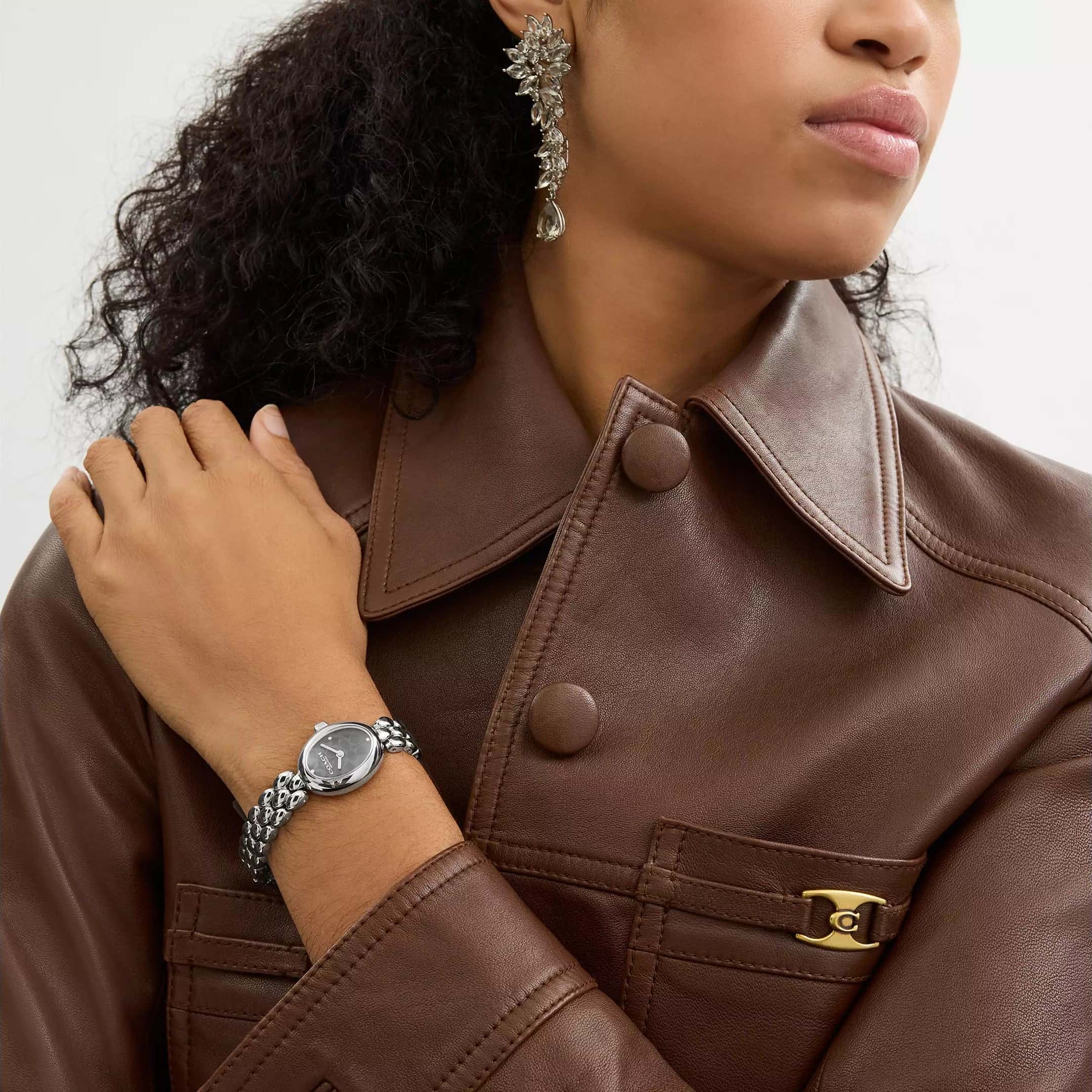 Đồng hồ đeo tay nữ Coach Sammy Watch Stainless Steel CX861 2