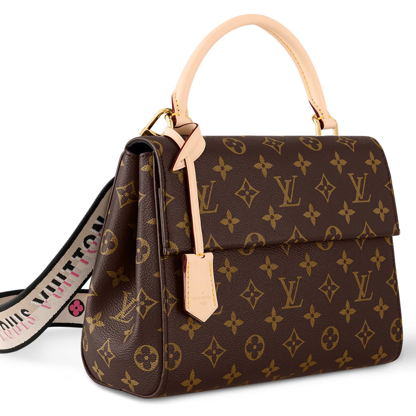 Túi đeo chéo nữ Louis Vuitton Cluny BB Monogram Canvas 4