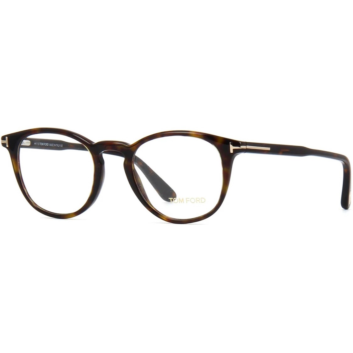 Gọng kính cận unisex Tom Ford Optical In Round Dark Havana Frame FT5401 052 1