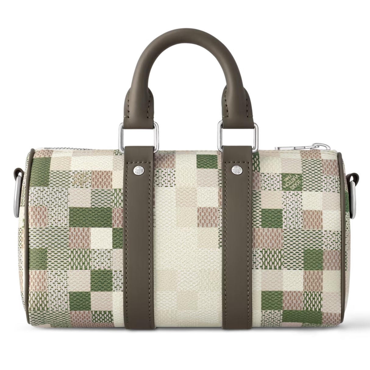 Túi đeo chéo Louis Vuitton Keepall Bandoulière 25 Khaki Damoflage Canvas 4