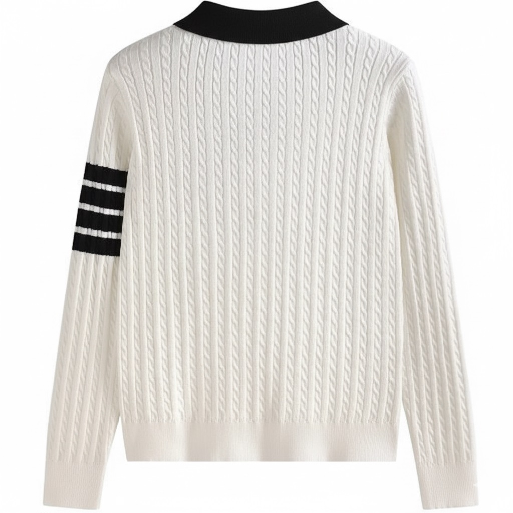 Áo len nữ cổ nơ Thom Browne 5