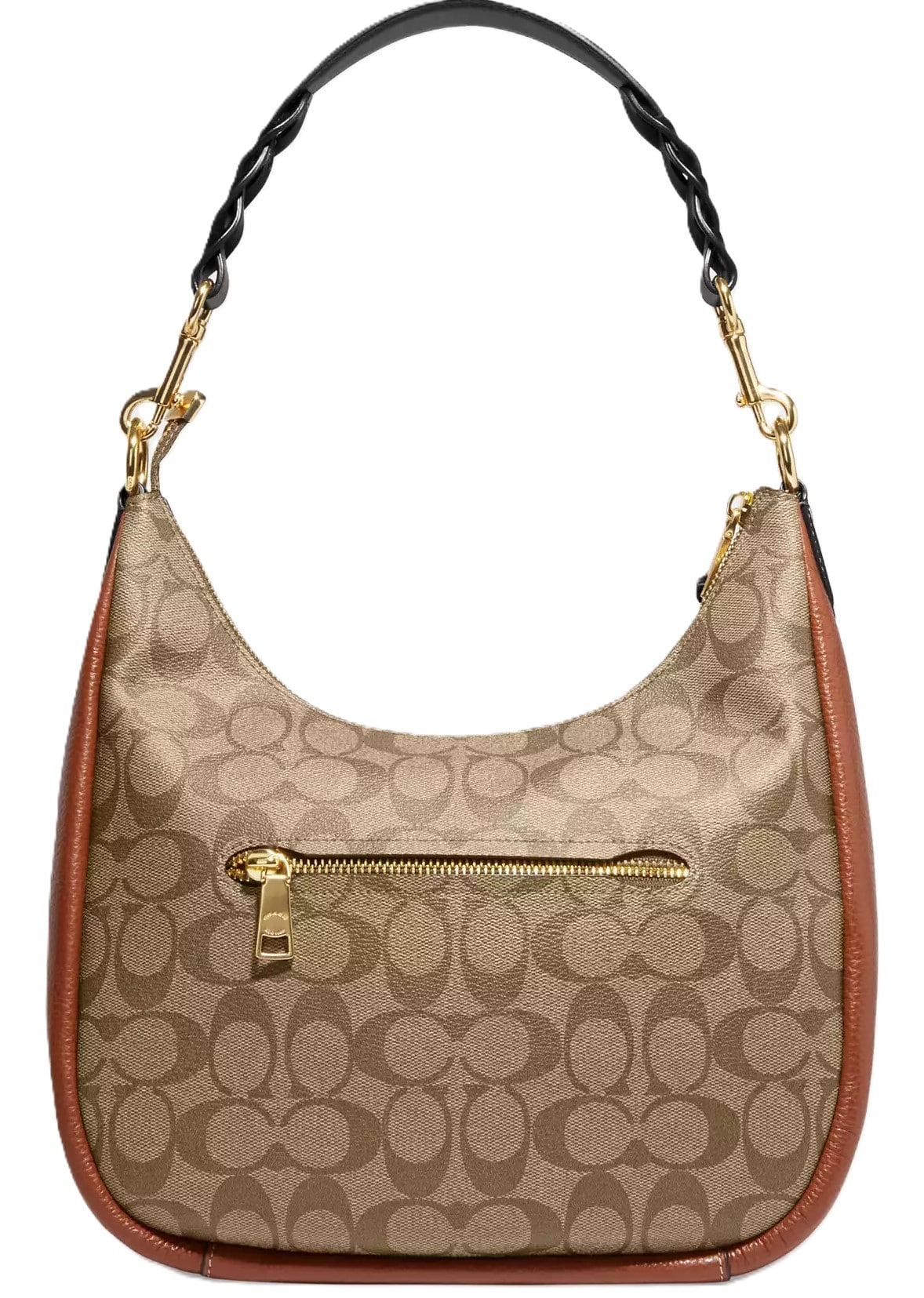 Túi xách Coach Jules Hobo Bag in Signature Color Block Canvas Khaki Multicolor CF350 3
