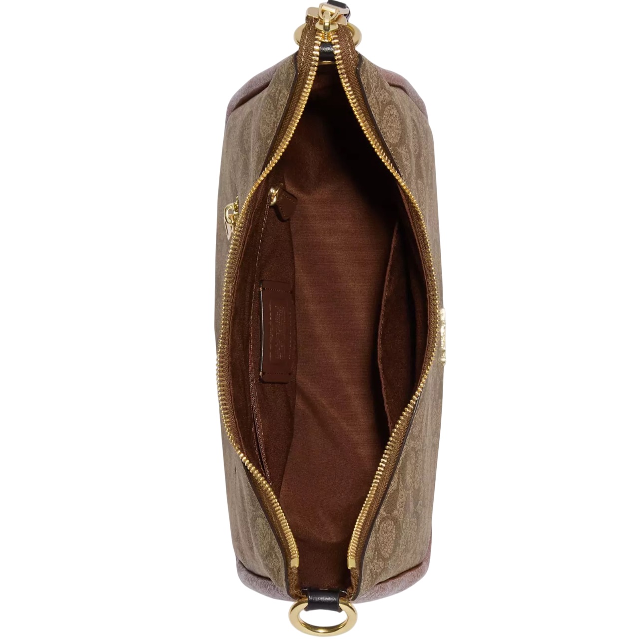 Túi xách Coach Jules Hobo Bag in Signature Color Block Canvas Khaki Multicolor CF350 5