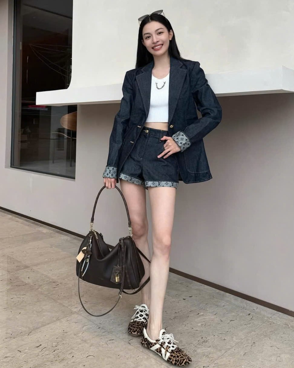 Túi xách Louis Vuitton Express MM Saga Acajou 7