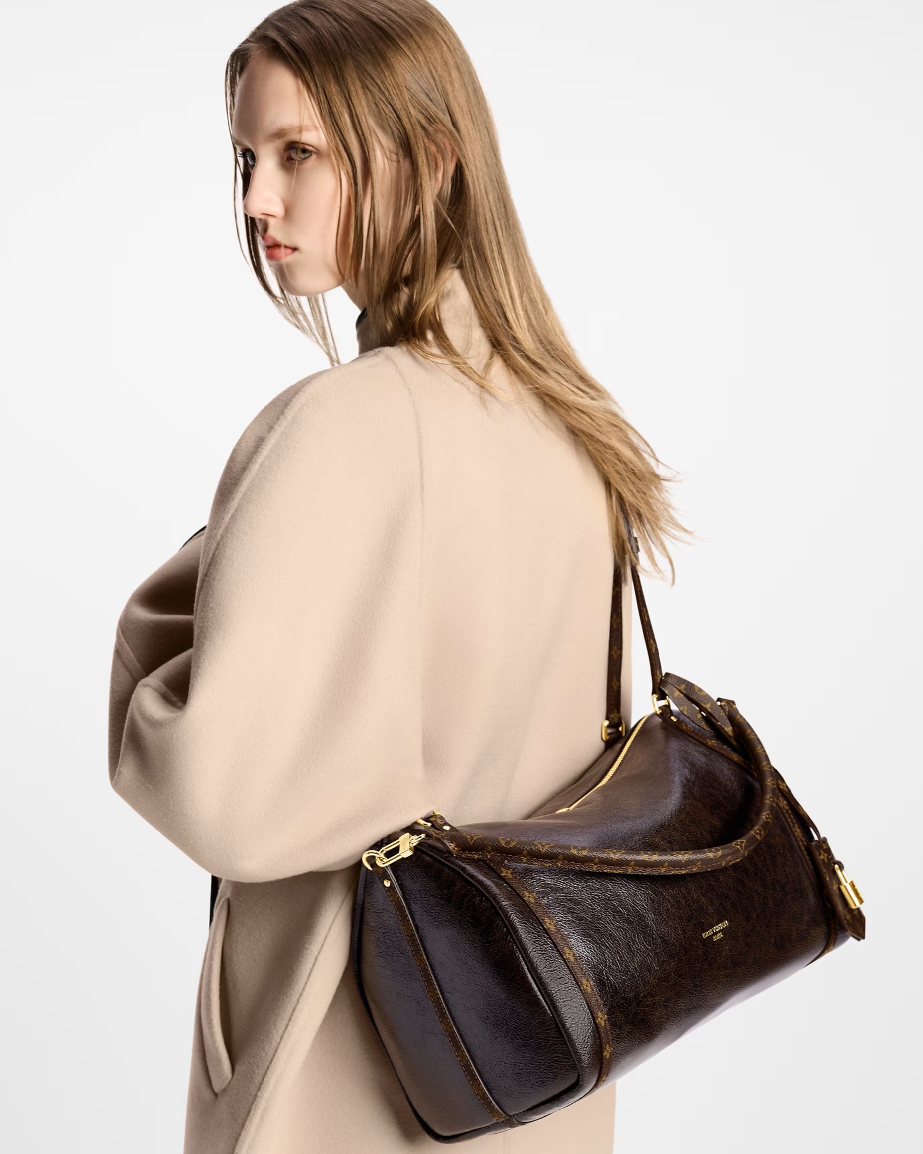 Túi xách Louis Vuitton Express MM Saga Acajou 12