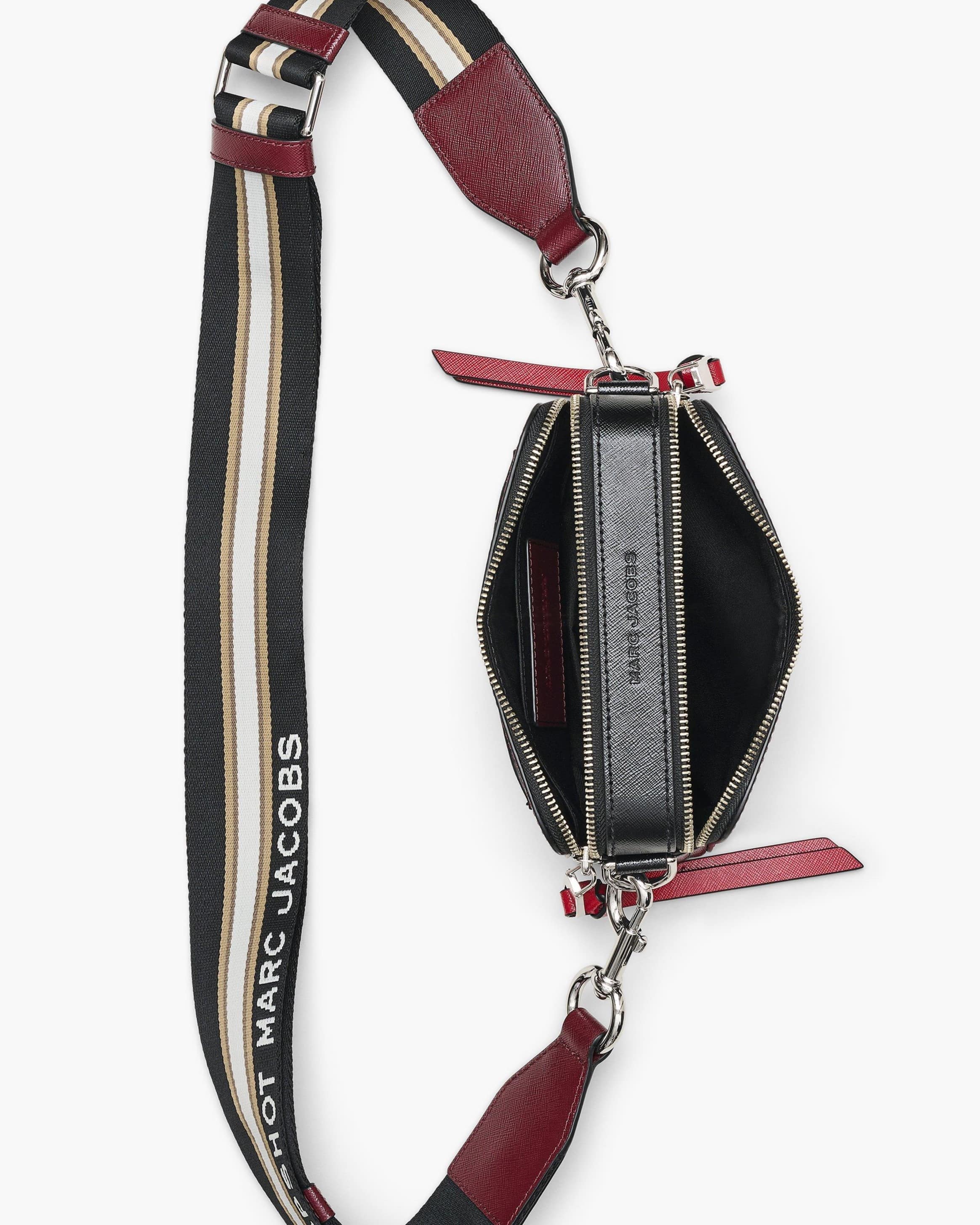 Túi đeo chéo Marc Jacobs màu đỏ The Snapshot Crossbody Bag Oxblood Multi 2S3HCR500H03 8