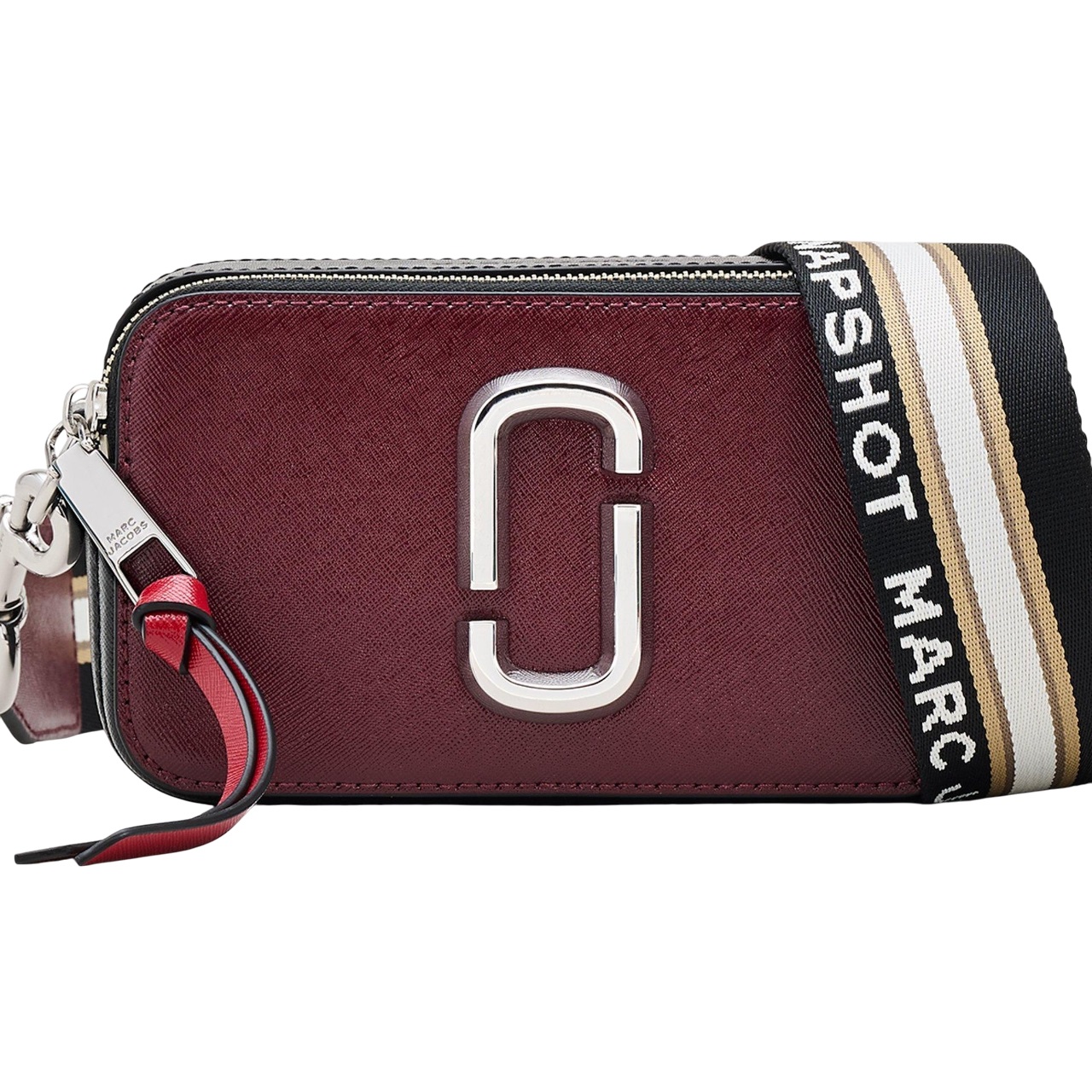 Túi đeo chéo Marc Jacobs màu đỏ The Snapshot Crossbody Bag Oxblood Multi 2S3HCR500H03 11