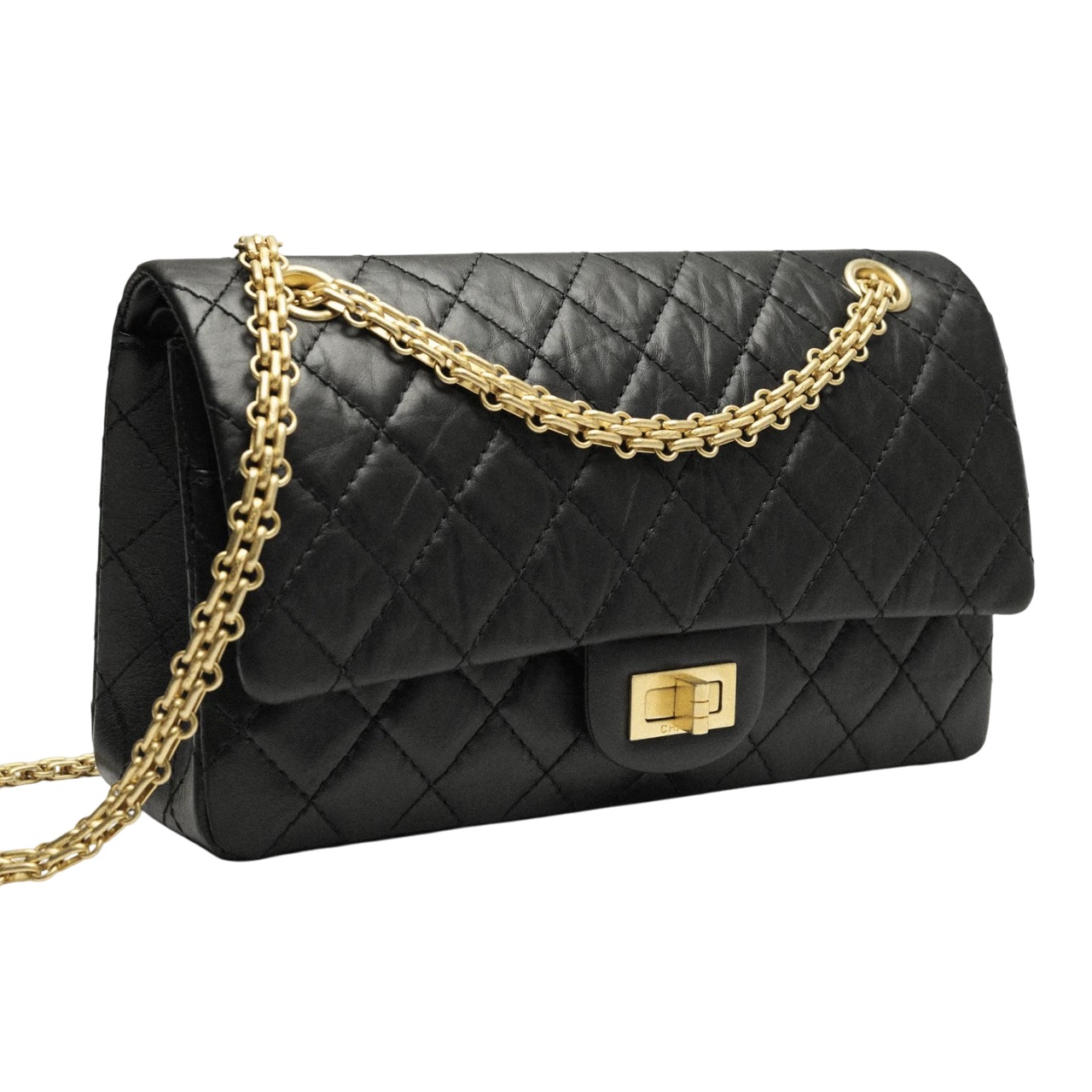 Túi đeo chéo Chanel Classic 2.55 Handbag Black 4