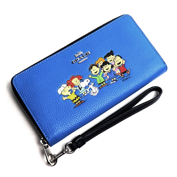 VÍ NỮ DÀI COACH X PEANUTS LONG ZIP AROUND WALLET WITH SNOOPY AND FRIENDS 1