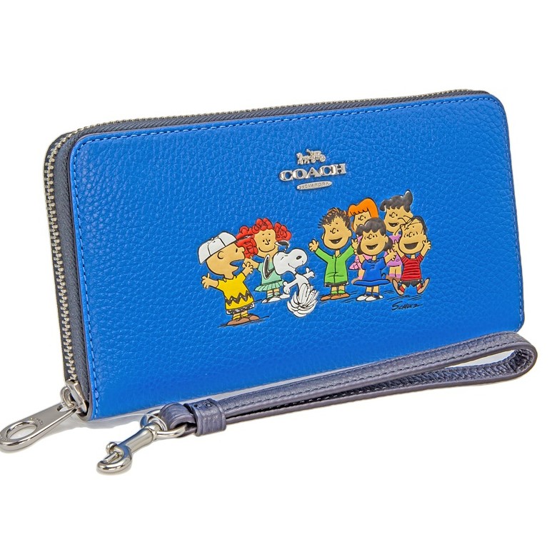VÍ NỮ DÀI COACH X PEANUTS LONG ZIP AROUND WALLET WITH SNOOPY AND FRIENDS 7