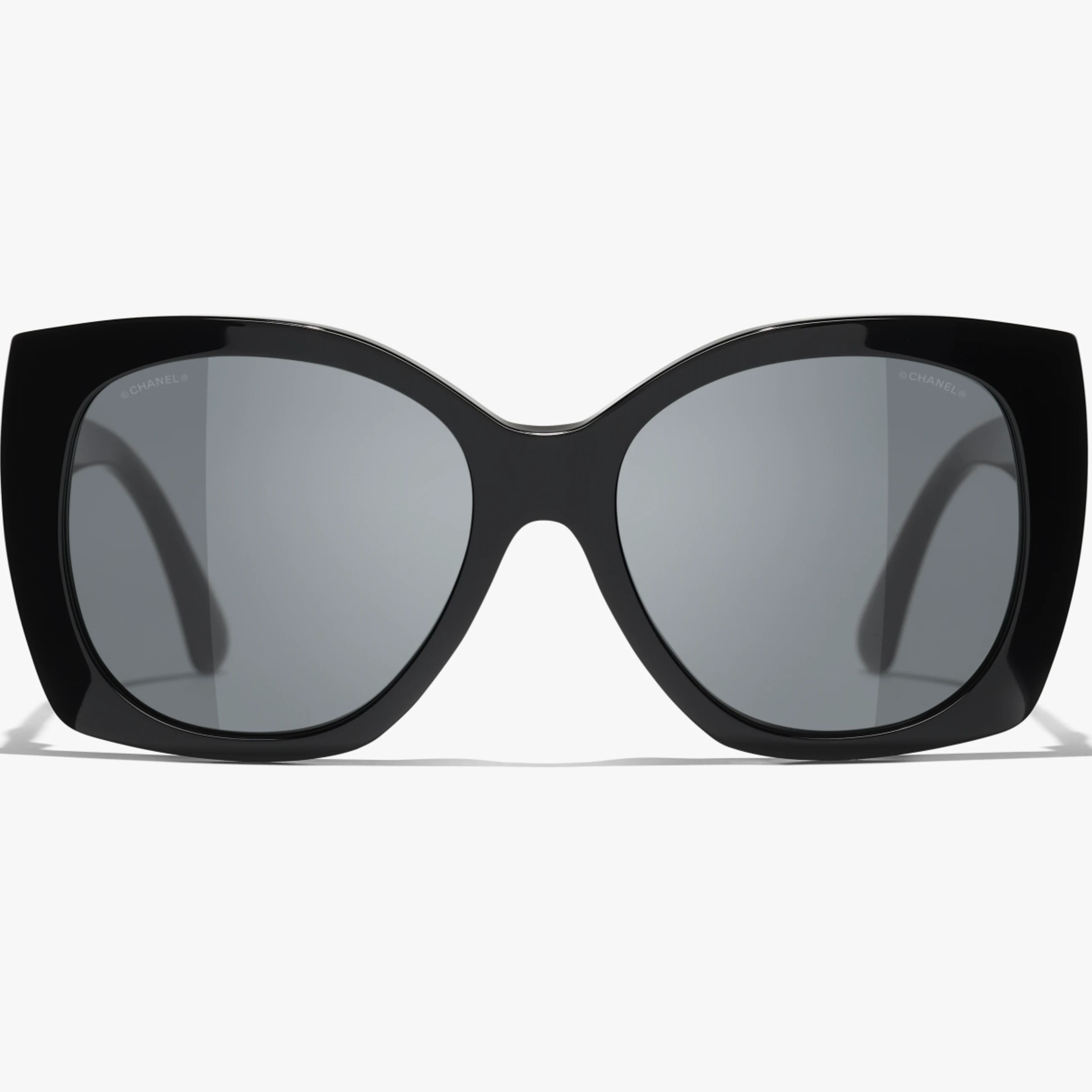 Kính Chanel Square Sunglasses Acetate Black 3