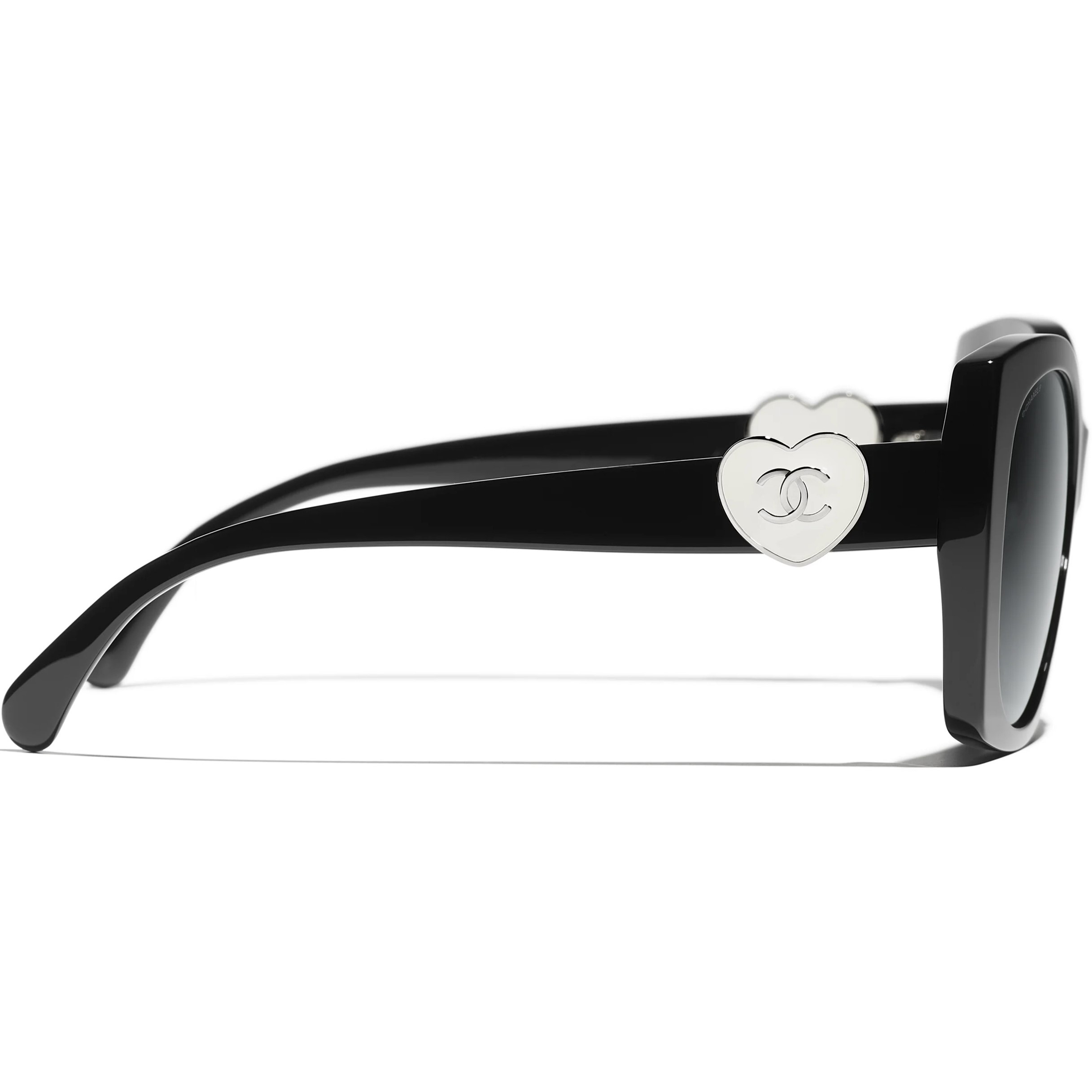 Kính Chanel Square Sunglasses Acetate Black 8