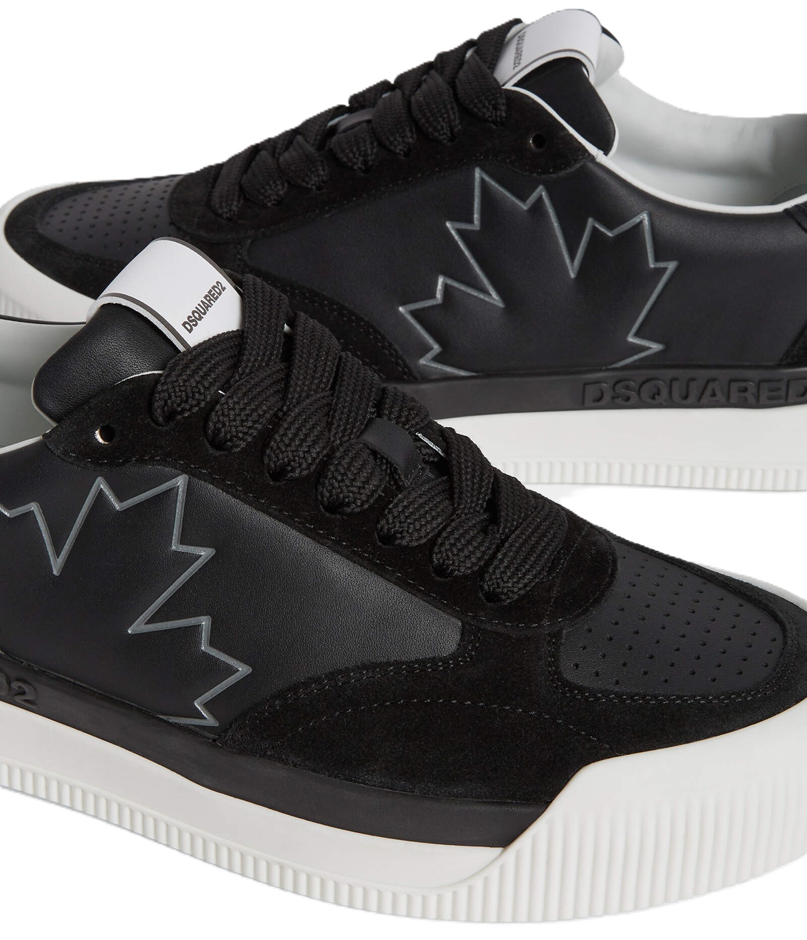Giày nam Dsquared2 New Jersey Sneakers Black 4