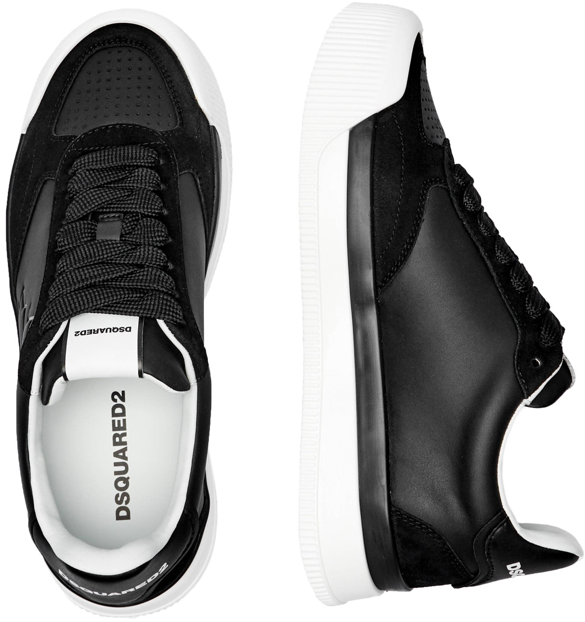 Giày nam Dsquared2 New Jersey Sneakers Black 5