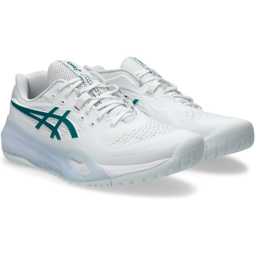 Giày thể thao Pickleball Asics Gel-Resolution X Tennis Shoes White Pitch Green 1041A481-102 4