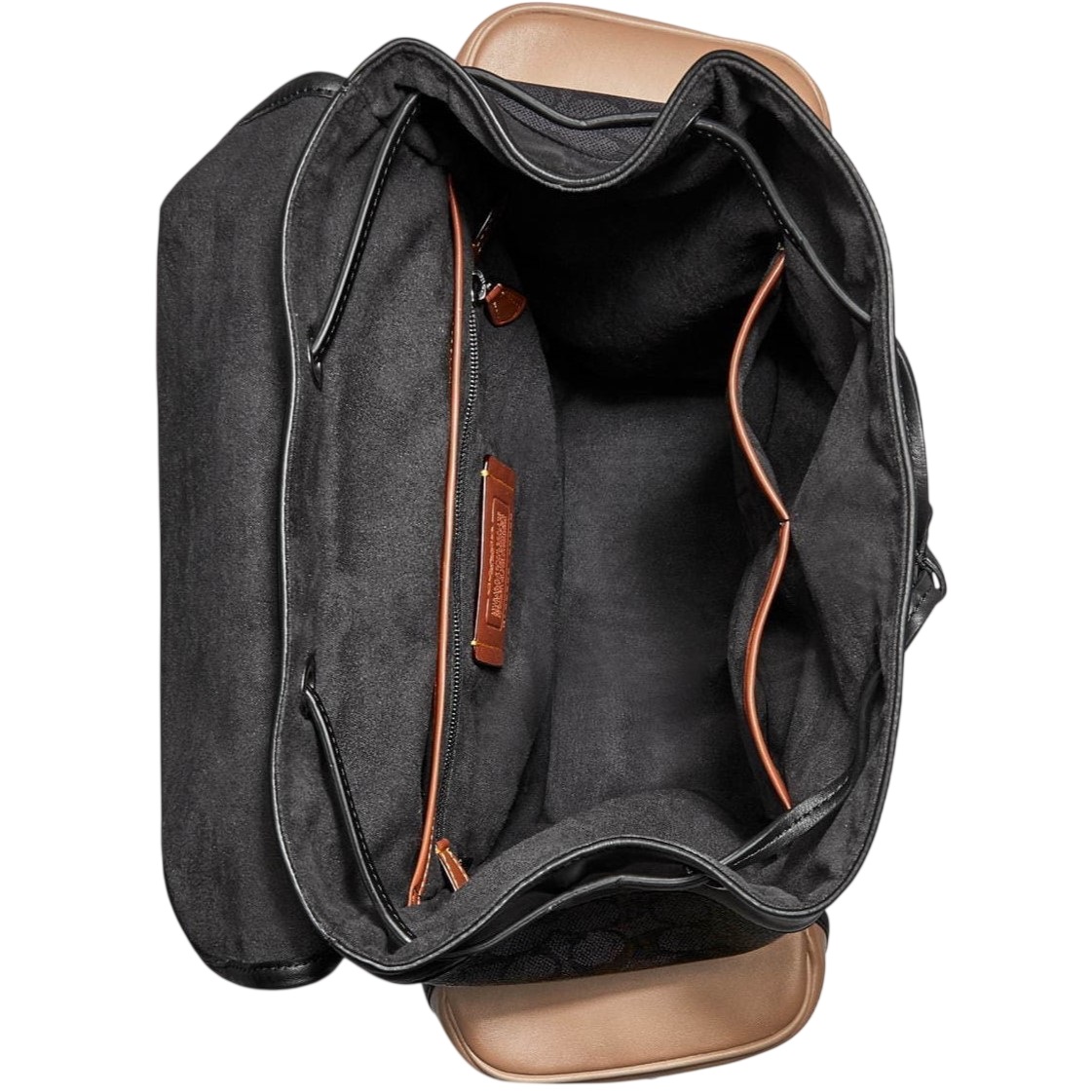 Ba lô Coach Hitch Backpack In Signature Canvas With Horse And Carriage Print Charcoal Gray Multicolor C1059 3
