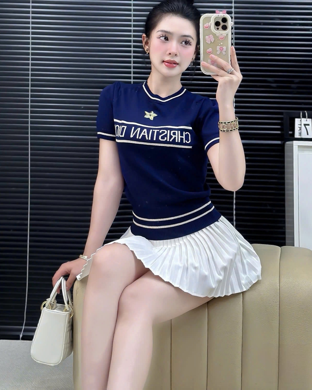 Áo dior len tay lỡ 4