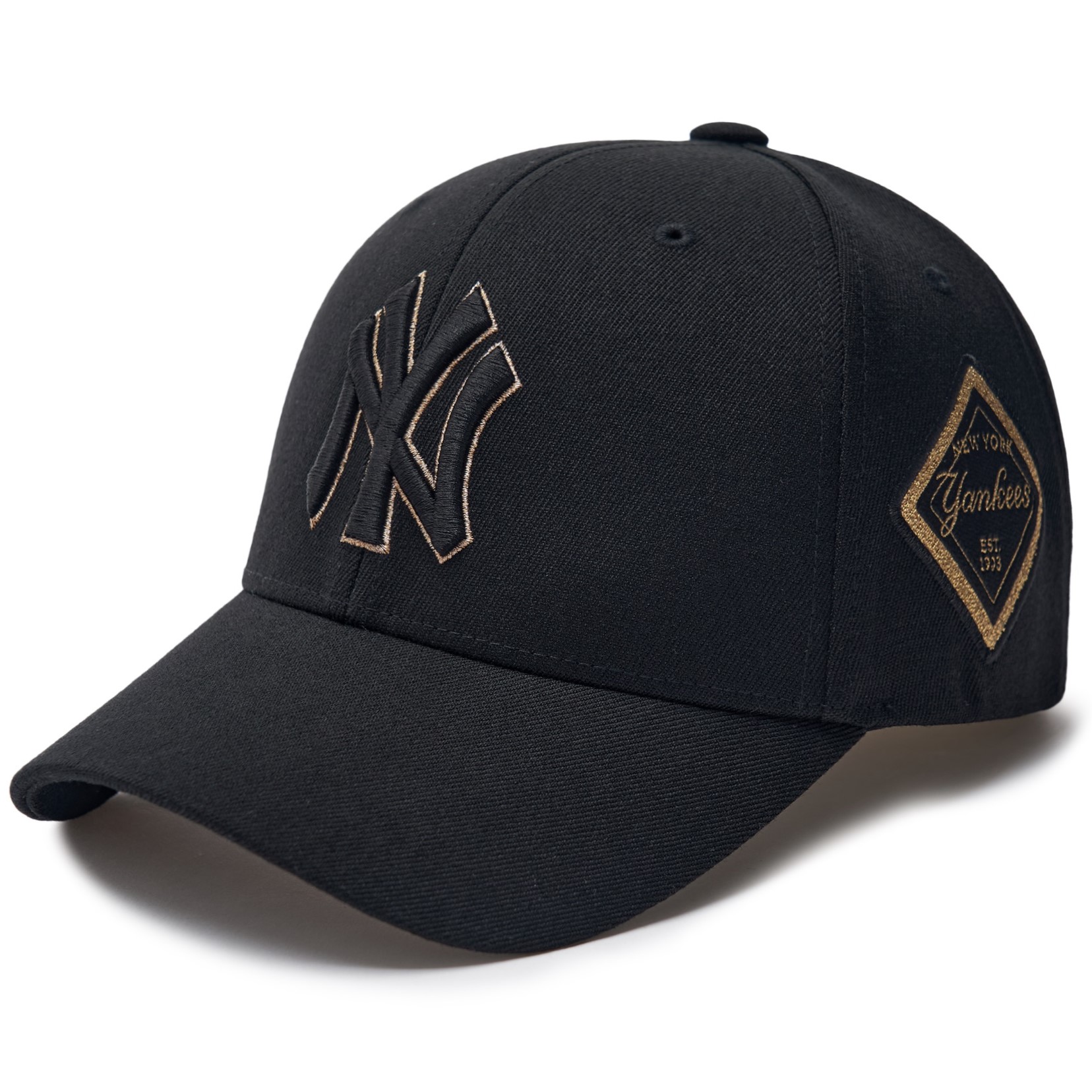 NÓN UNISEX NY MLB DIAMOND STAMP BALL CAP NEW YORK YANKEES GOLD 3ACP8501N-50GOS 8